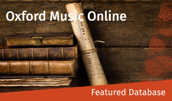 Promotional image for homepage headline: Oxford Music Online
