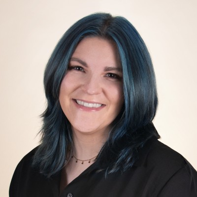 photo of Ryn Grotelueschen: blue hair, brown eyes, caucasian