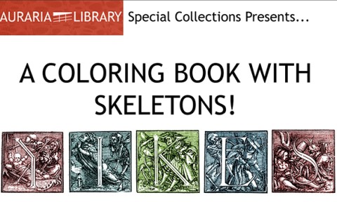A Coloring Book With Skeletons