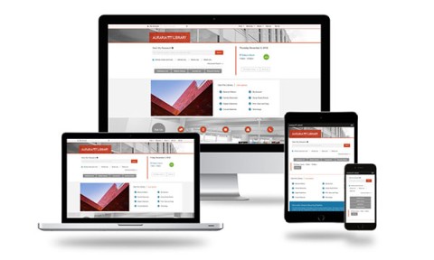 New responsive Auraria Library website works on desktop, mobile, and tablet 
