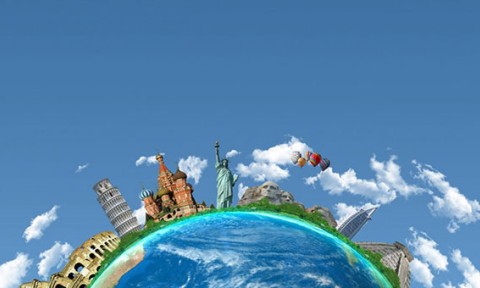 The world globe