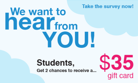 We want to hear from you