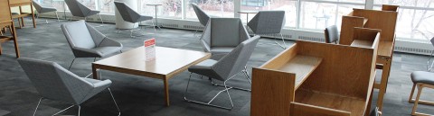 Quiet Study space for Auraria Campus student, faculty, and staff. Image Source: Auraria Library Quiet Study space located on the second floor of Auraria Library.