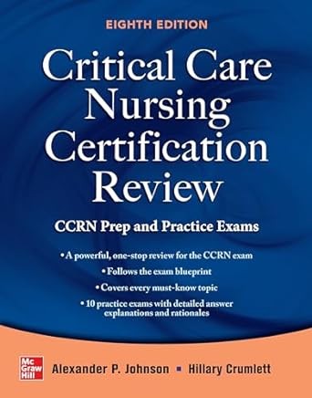 Critical care nursing certification review: CCRN prep and practice exams cover image