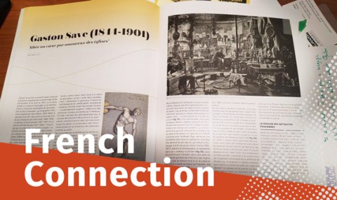Image Source: Auraria Library Photo of the print article in Arts Nouveaux with text French Connection