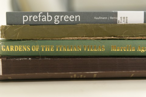 Architectural books donated by Finn Jorgensen. Image Source: Auraria Library Architectural books donated by Finn Jorgensen