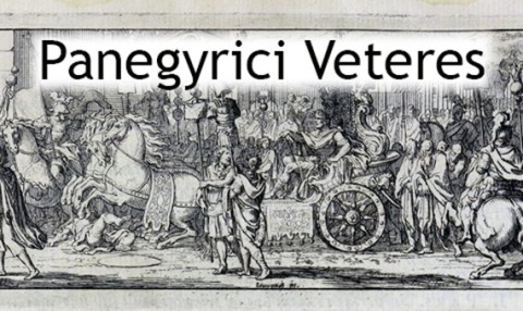 Panegyrici Veteres Headline image of a printed illustration from the Panegyrici