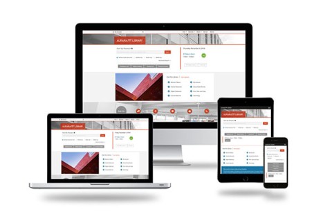 The new Auraria Library Website is mobile responsive! Image Source: Auraria Library New responsive Auraria Library website works on desktop, mobile, and tablet