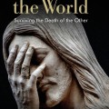 Book cover featuring a dramatic statue with hands covering a face, titled "A Death of the World" by Harris B. Bechtol.