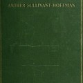 Green book cover titled "Fundamentals of Fiction Writing" by Arthur Sullivan Hoffman. The font is traditional, with a classic and scholarly tone.