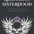 Dark book cover with "Righteous Sisterhood" and "Sarah L. Hoiland." Features a winged skull with a purple crown, suggesting strength and unity.
