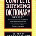 The complete rhyming dictionary and poet's craft book