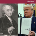 Book cover titled 'The Development of the American Presidency' featuring portraits of historical figures and a signature.