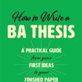 How to Write a BA Thesis