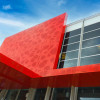 cayenne awning in front of the Auraria Library